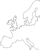 Europe Outline Map
