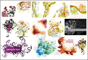 Exquisite fashion pattern vector material package-1 Thumbnail