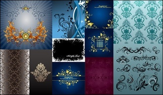 Exquisite fashion pattern vector material package-3 Thumbnail