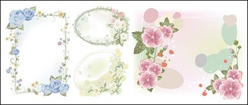 Fantasy flower frame material