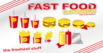 Fast food goodies free vector Thumbnail