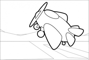 Fat Plane clip art Thumbnail