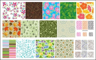 Featured tile pattern vector background material -1 Thumbnail