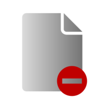 File Delete Icon