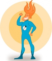 Fire Cartoon Flame Super Flames Hero Kablam Thumbnail
