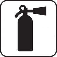 Fire Extinguisher White clip art