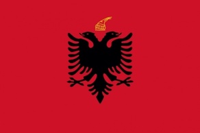 Flag Kingdom Of Albania clip art Thumbnail