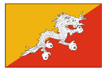 Flag Of Bhutan Vector Thumbnail
