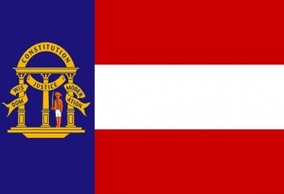 Flag Of The State Of Georgia Coat clip art Thumbnail