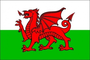 Flag Wales clip art Thumbnail