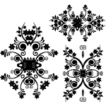 Floral Ornaments Vector 4