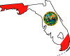 Florida Vector Map Thumbnail