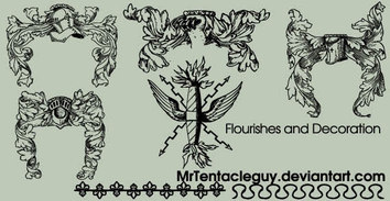Flourishes and decoration free vector Thumbnail