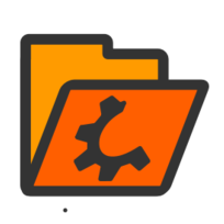 Folder Orange Open