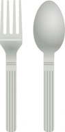 Fork And Spoon clip art Thumbnail