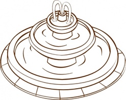 Fountain clip art