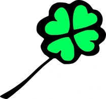 Four Leaf Clover clip art