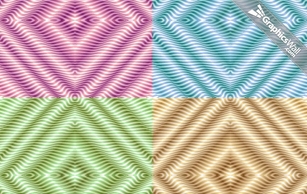 Four Seamless Vector Pattern