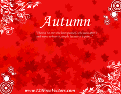 Free Autumn Background Vector Thumbnail