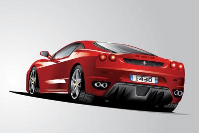 Free Ferrari Vector Illustration Thumbnail