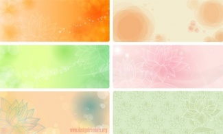 Free flowery vector backgrounds 02 Thumbnail
