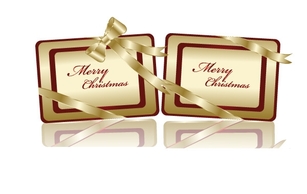 Free Golden Christmas Tags