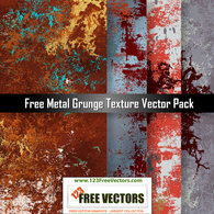 Free Metal Grunge Texture Vector Pack