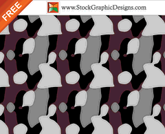 Free Seamless Camouflage Pattern Background Vector - 4 Colours Thumbnail