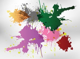 Free Splatters Vector