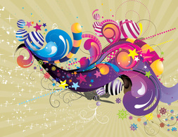 Free stock abstract circus illustration vector Thumbnail