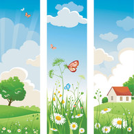 Free Stock Summer Banners Vector Thumbnail