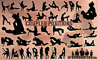 Free Vector Couples Positions Thumbnail
