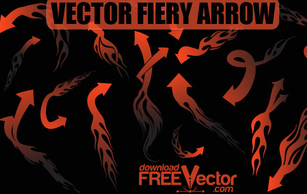 Free Vector Fiery Arrow Thumbnail
