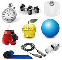 Free Vector Fitness Icons Thumbnail
