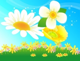 Free Vector Flowers 08