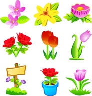 Free Vector Flowers