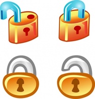 Free Vector Lock Icons Thumbnail