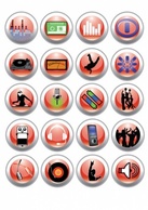 Free Vector Music and Nightlife Icon Set Thumbnail