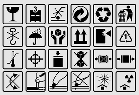 Free Vector Packaging Box Symbols