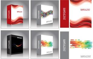 Free Vector Software Product Packing Templates Thumbnail