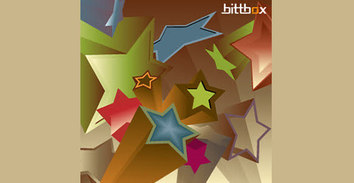 Free vintage 3d vector stars