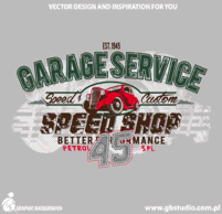 Free Vintage Vector T-shirt Design SERVICE45 Thumbnail