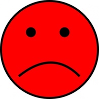 Frowny Face clip art