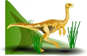 Gallimimus clip art