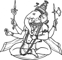 Ganesh clip art Thumbnail