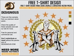Gangsta T-Shirt Design Thumbnail