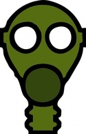 Gas Mask clip art Thumbnail