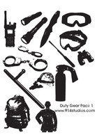 Gear Vector Police Duty Gear Pack #1 Thumbnail