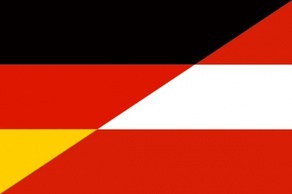 German Austrian Flag Hybrid clip art Thumbnail