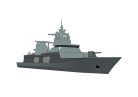German Bundeswehr frigate